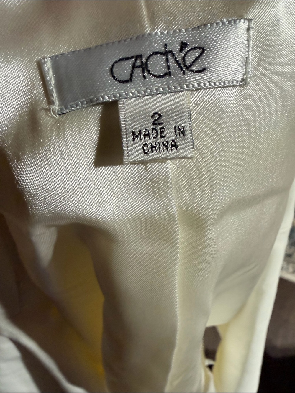Cache Cream Tailored Button Blazer - Picture 6 of 6